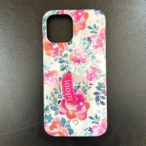 iPhone 12 pro Floral Loopy Case with new bright pink loop